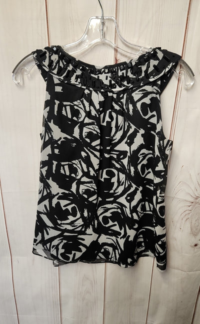 Calvin Klein Women's Size XS Petite Black Sleeveless Top