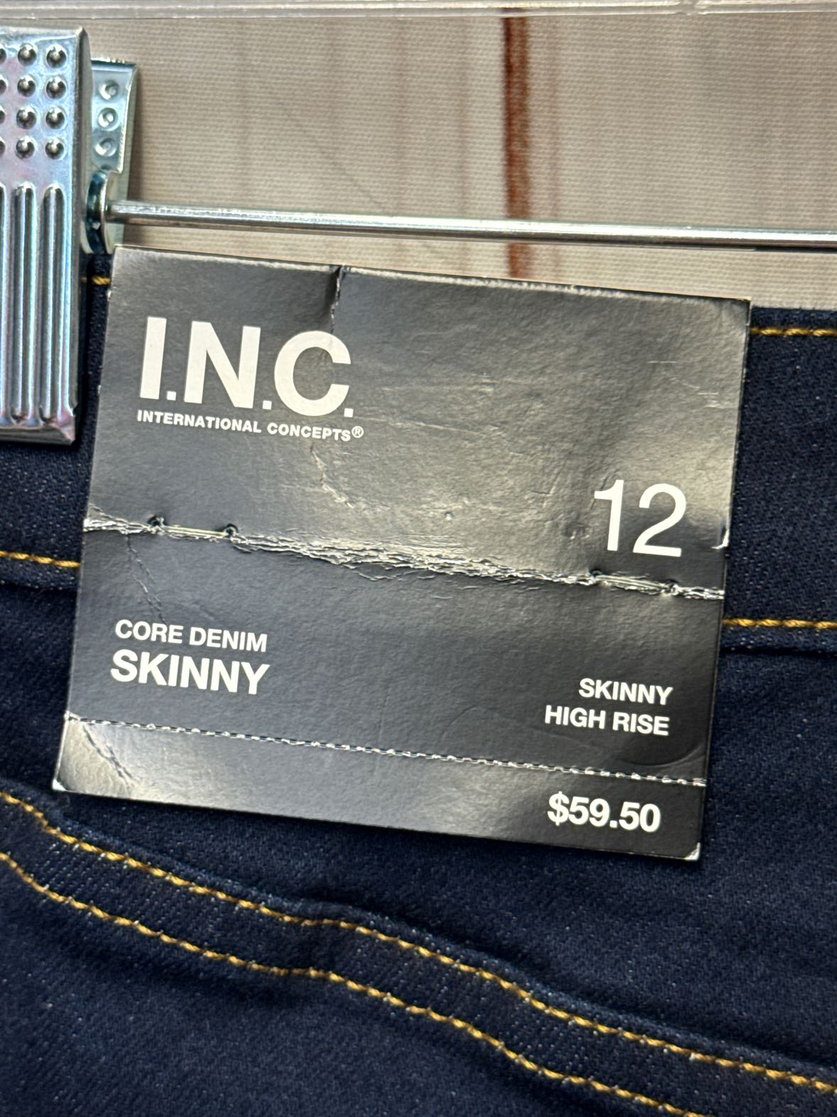 NWT INC Women's Size 12 Blue Jeans