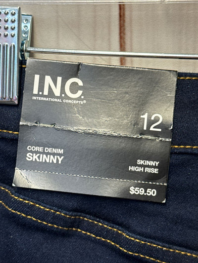 NWT INC Women's Size 12 Blue Jeans