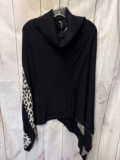 Chico's Women's Size L/XL Black Poncho