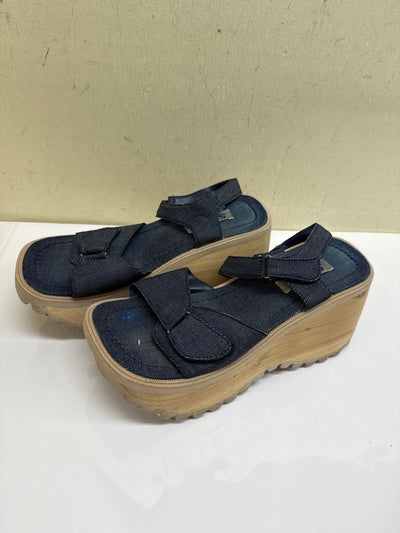 Soda Women's Size 9 Blue Sandals
