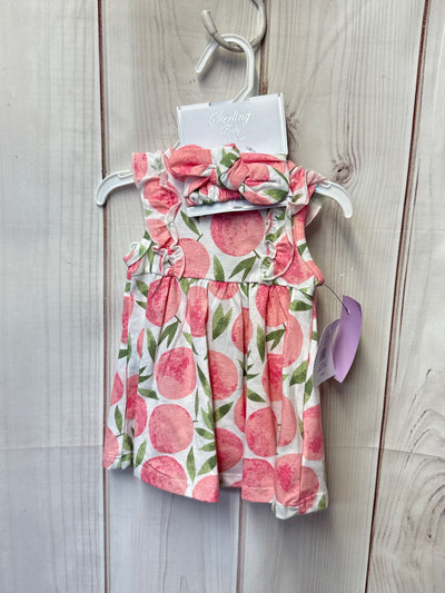 NWT Sterling Girl's Size 3 Months Pink Outfit