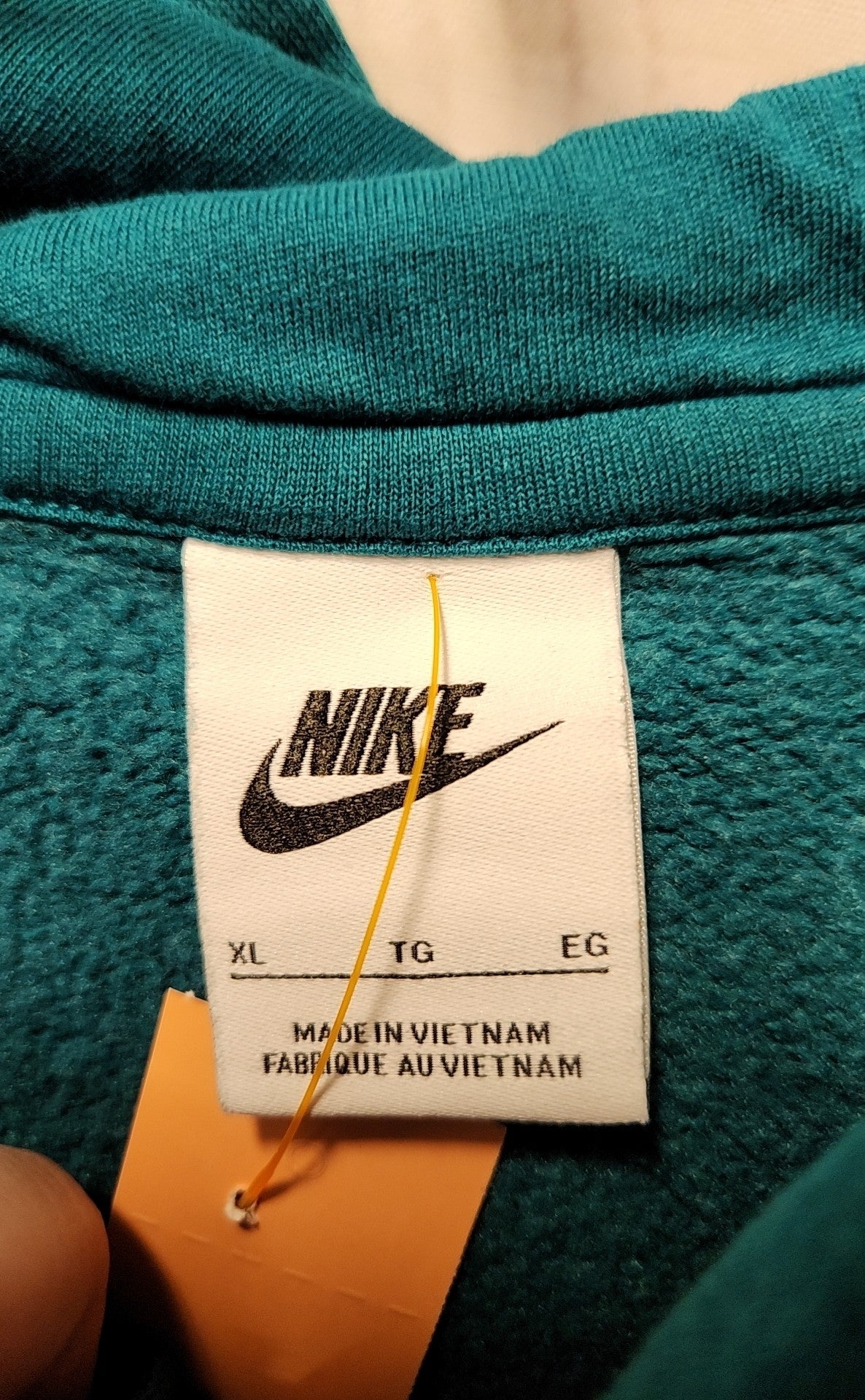 Nike Women's Size XL Teal Hoodie
