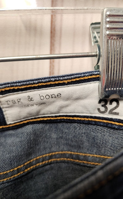 Rag & Bone Women's Size 32 (13-14) Blue Jeans Dre Low Rise Slim Boyfriend
