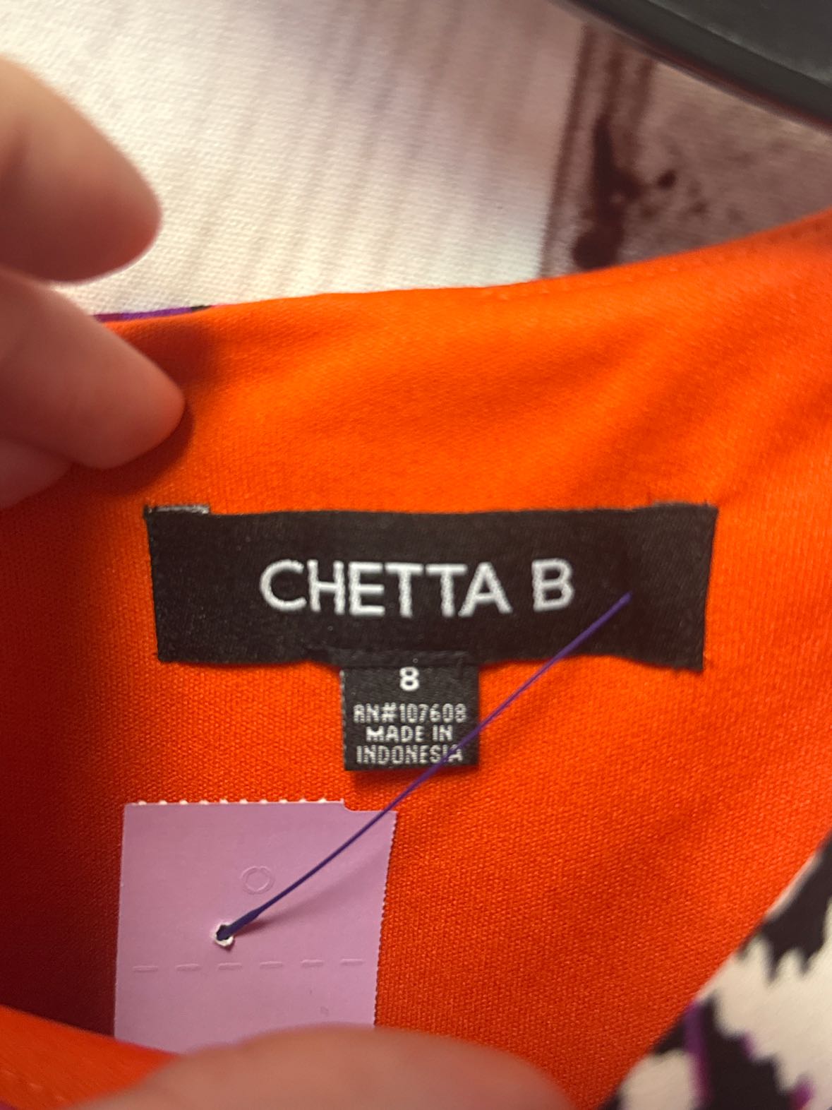Chetta B Women's Size 8 Pink Dress
