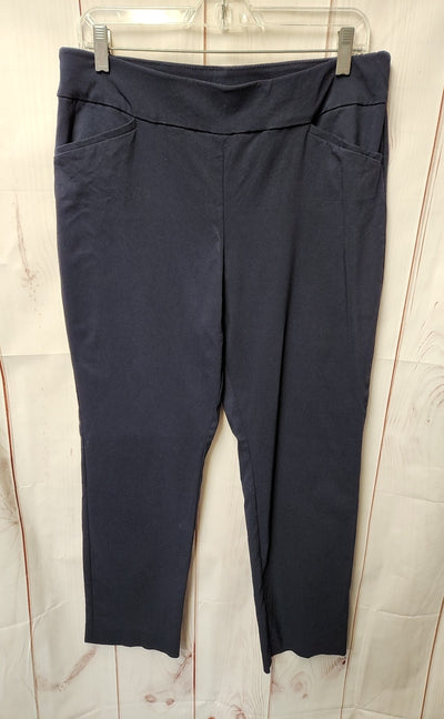 Talbots Women's Size 14 Petite Navy Pants