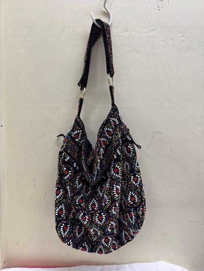 Multi-Color Beaded Purse Bag