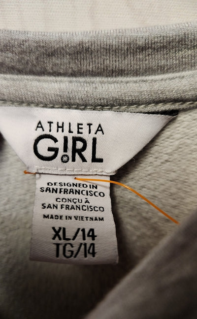 Athleta Girl's Size 14 Gray Sweatshirt