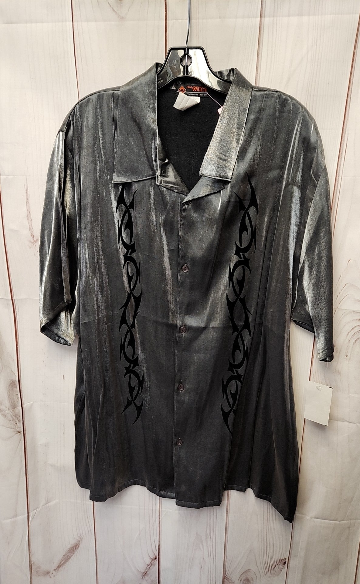 Dangerous Willie Men's Size XL Silver Shirt