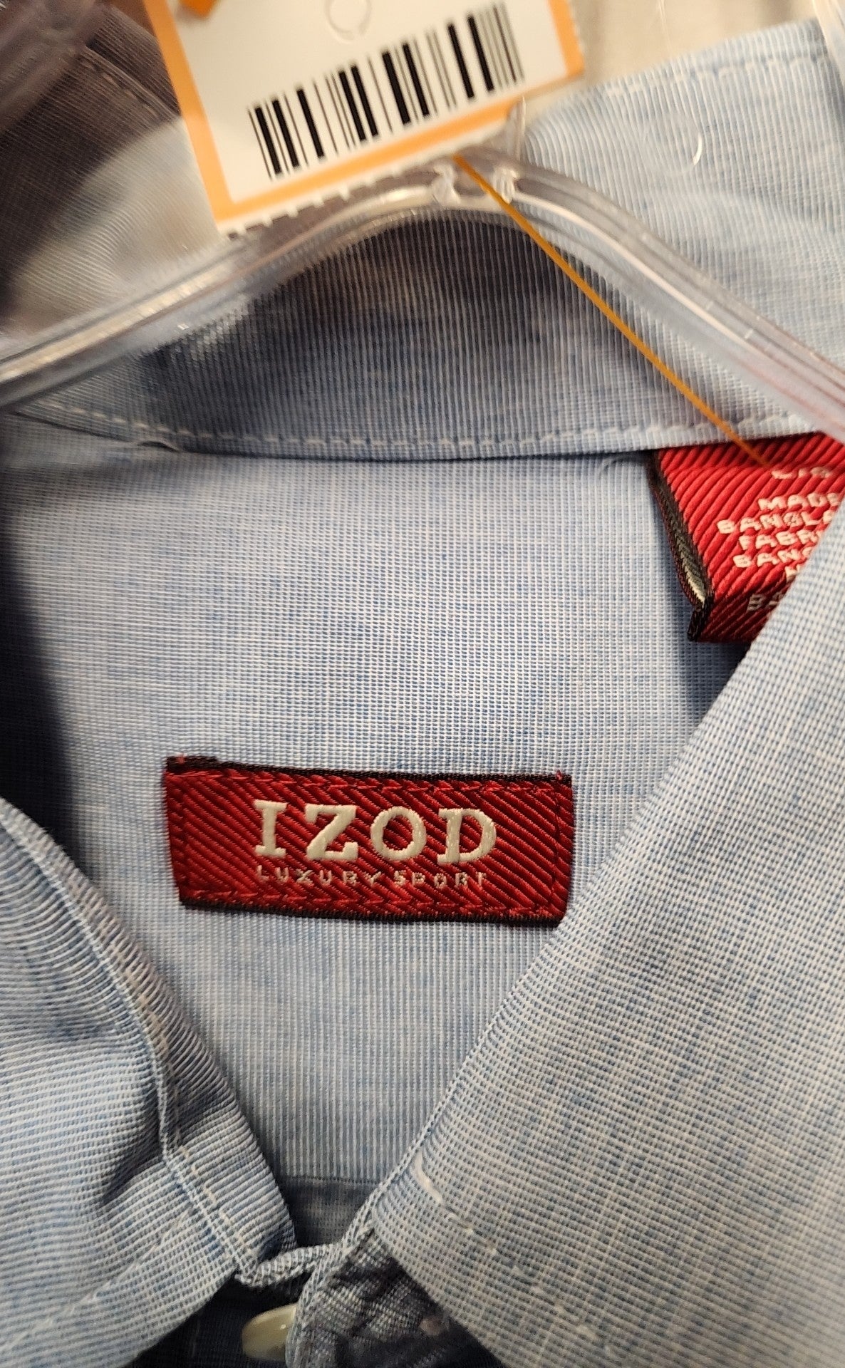 Izod Men's Size L Blue Shirt