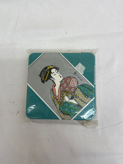 NIB 8PCS Teal Coasters