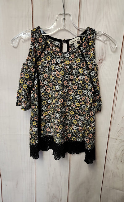 Monteau Girl's Size 7 Black Shirt