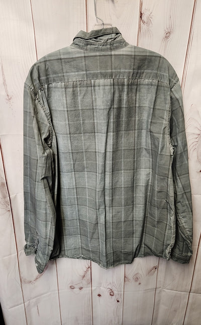 Rvca Men's Size XXL Gray Shirt