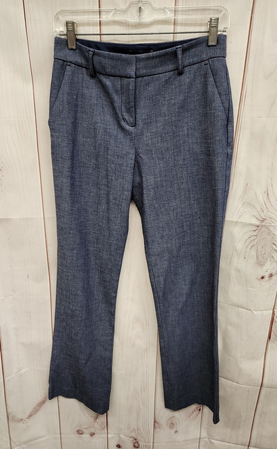 Express Women's Size 2 Blue Pants Columist Mid Rise Barely Boot