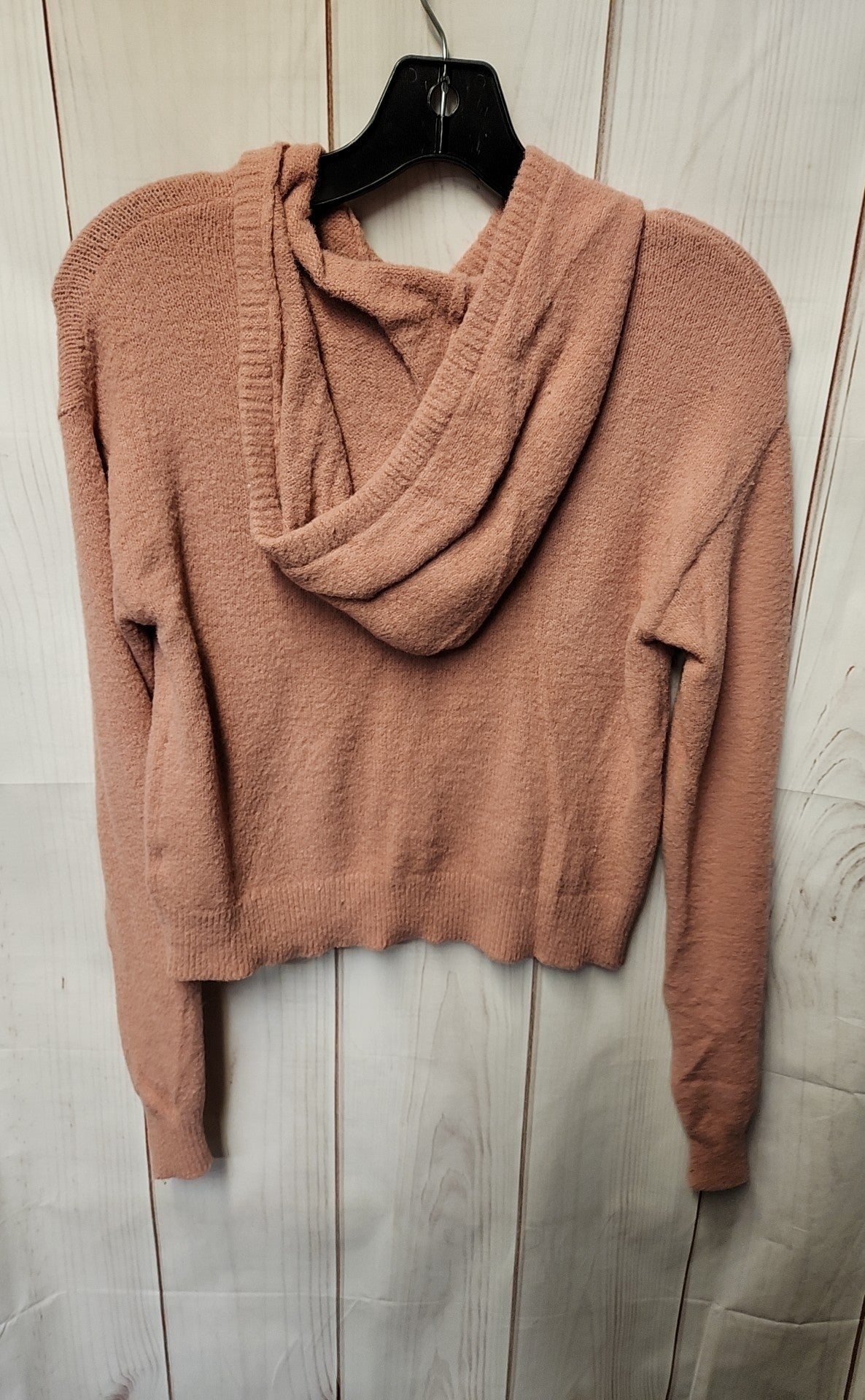 So Women's Size M Pink Hooded Sweater