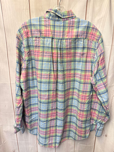 Vineyard Vines Men's Size L Blue & Green Shirt