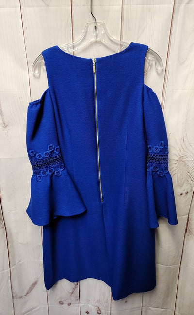 Eliza J Women's Size 12 Blue Dress