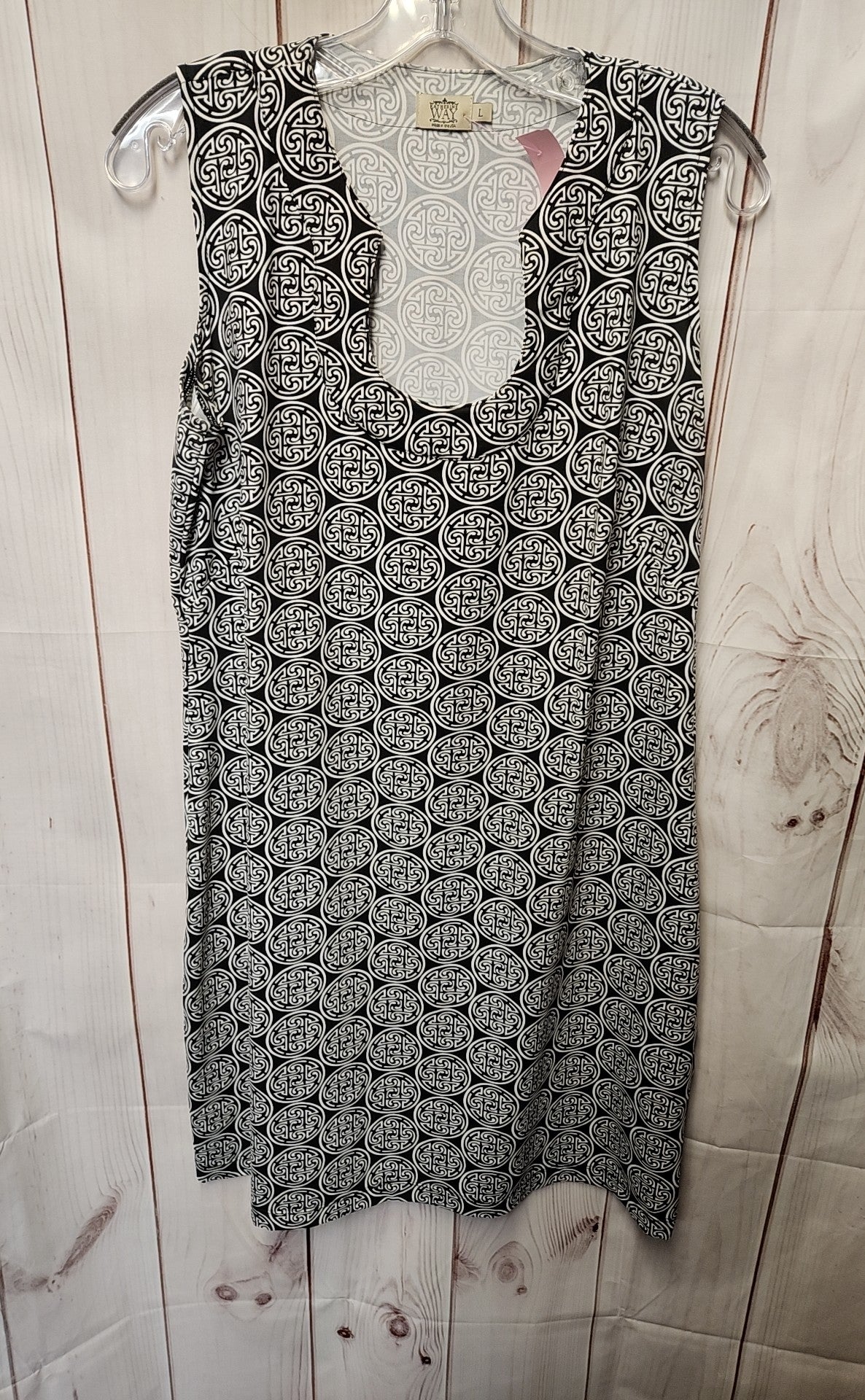 Katherine Way Women's Size L Black Dress