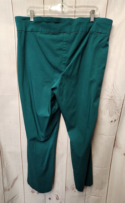 INC Women's Size 18 Green Pants