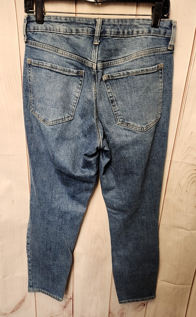 Old Navy Women's Size 27 (3-4) Blue Jeans High Rise O.G. Straight