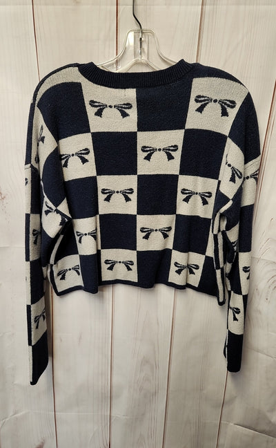 SincerelyJules Women's Size L Navy Sweater