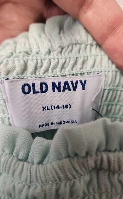 Old Navy Girl's Size 14/16 Mint Jumpsuit