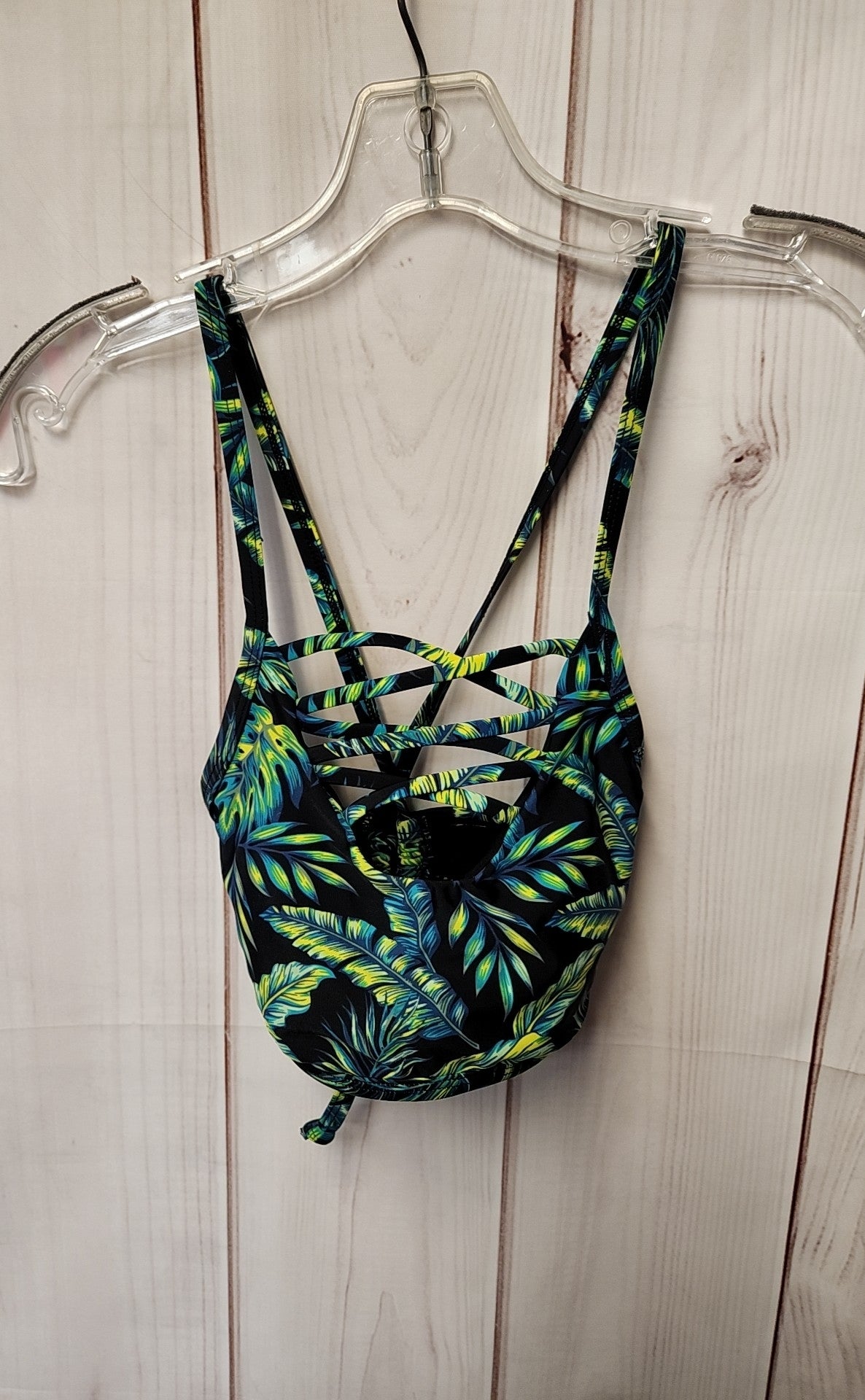 Cabana Del Sol Women's Size S Green Swim Top