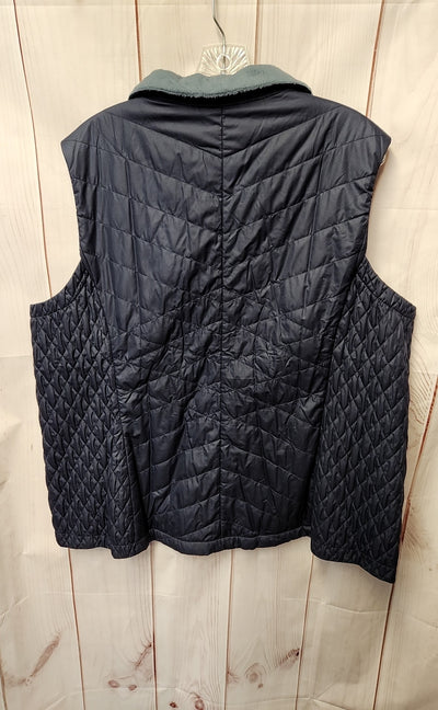 LL Bean Women's Size 2X Navy Vest