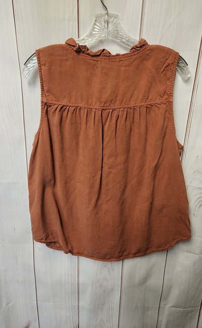 Cloth & Stone Women's Size L Brown Sleeveless Top