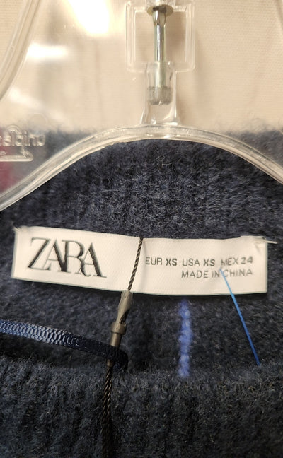 NWT Zara Women's Size M Navy Sweater