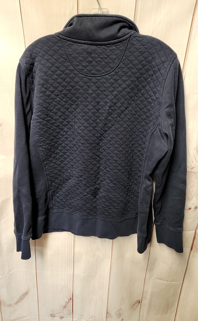 LL Bean Women's Size 1X Navy Sweatshirt