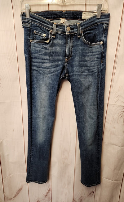 Rag & Bone Women's Size 28 (5-6) Blue Jeans Capri