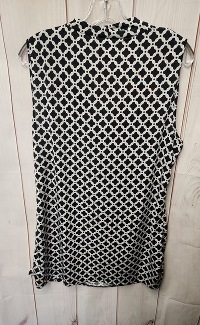 Dana Buchman Women's Size L Black Sleeveless Top