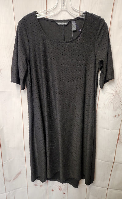 Nina Leonard Women's Size M Black Dress