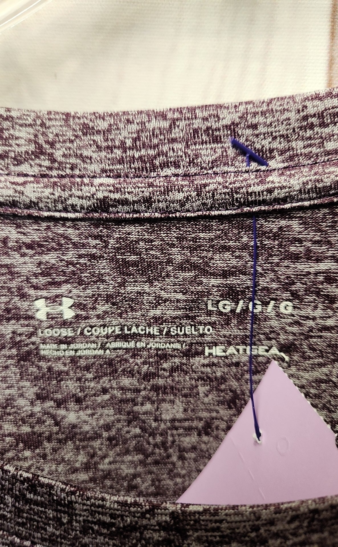 Under Armour Women's Size L Purple Short Sleeve Top
