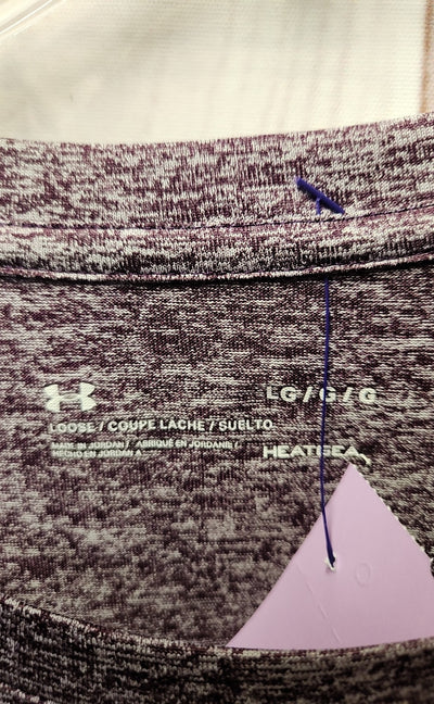 Under Armour Women's Size L Purple Short Sleeve Top