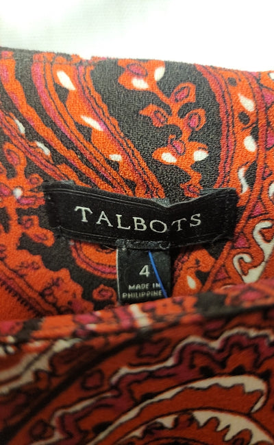 Talbots Women's Size 4 Red Dress