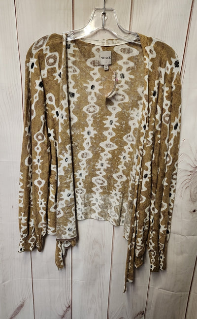 Nic & Zoe Women's Size XL Brown Cardigan