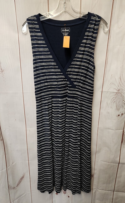 LL Bean Women's Size M Navy Dress