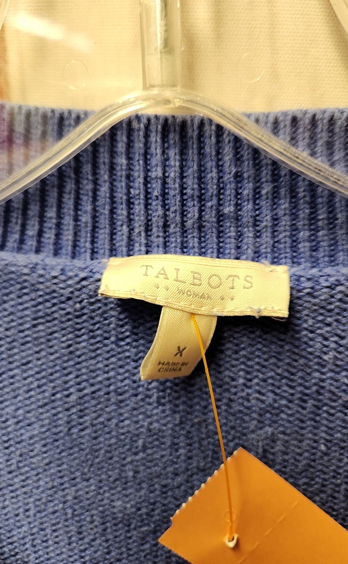 Talbots Women's Size XL Blue Sweater
