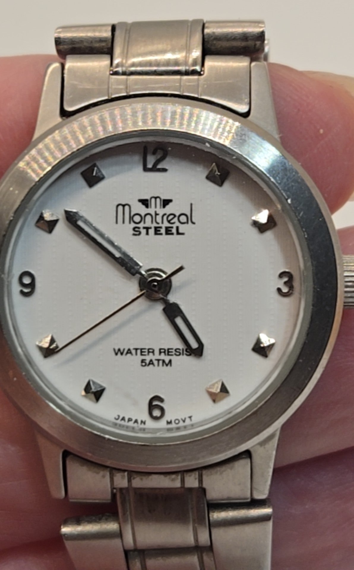 Montreal Steel Silver Watch