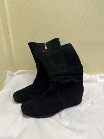 Antia Women's Size 8 Black Boots Shoes