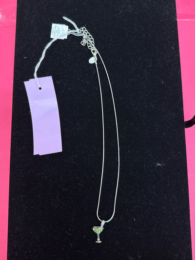 NWT Lia Sophia Silver Martini Necklace