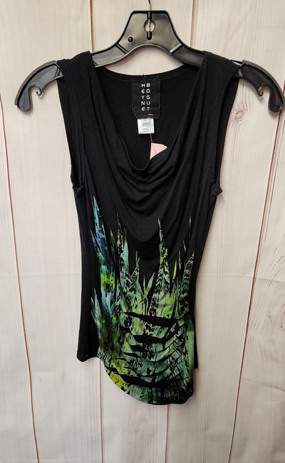 Heyne Bogut Women's Size 2 = US S Black Sleeveless Top