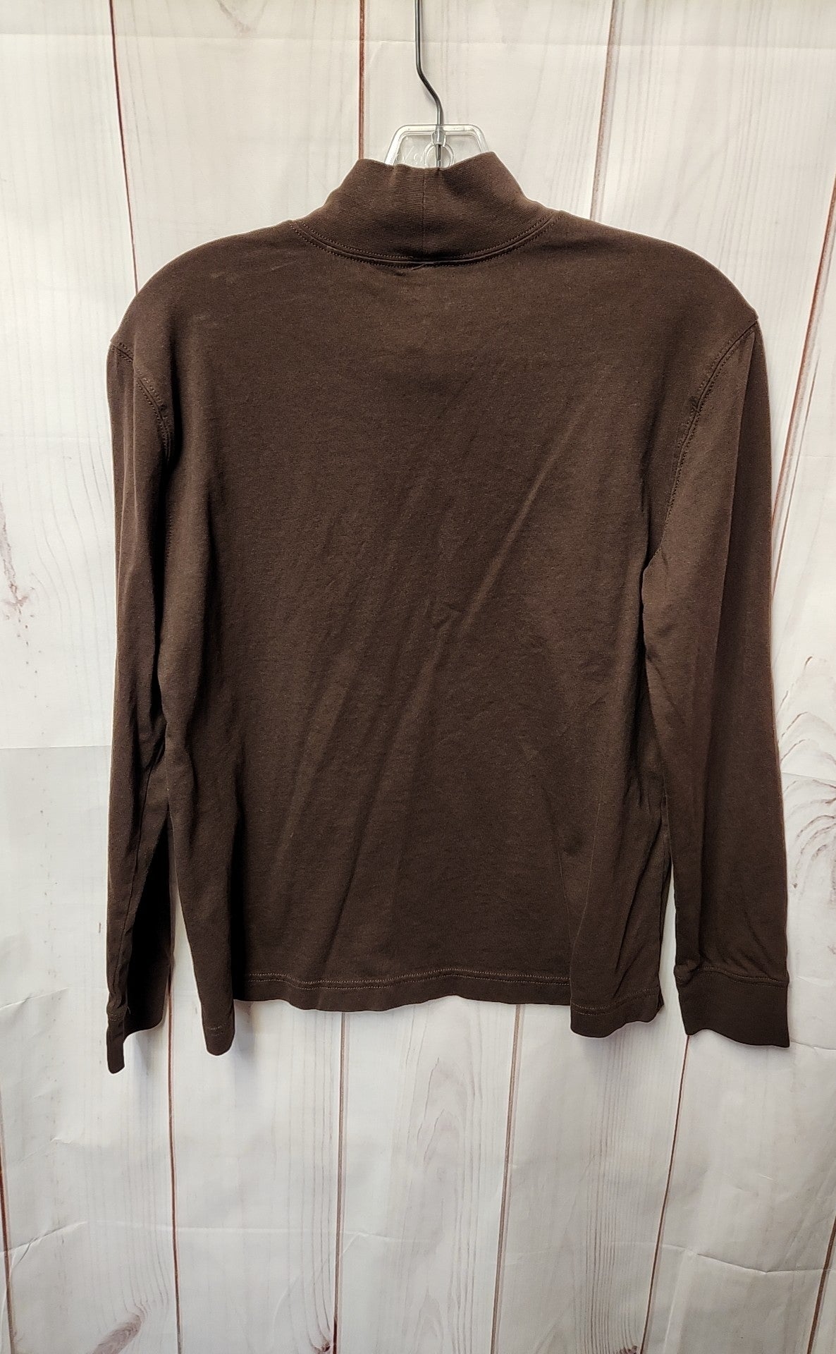 Lands End Women's Size S Brown Long Sleeve Top