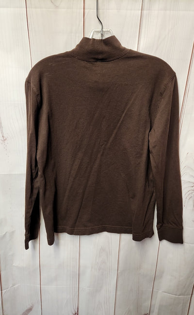 Lands End Women's Size S Brown Long Sleeve Top