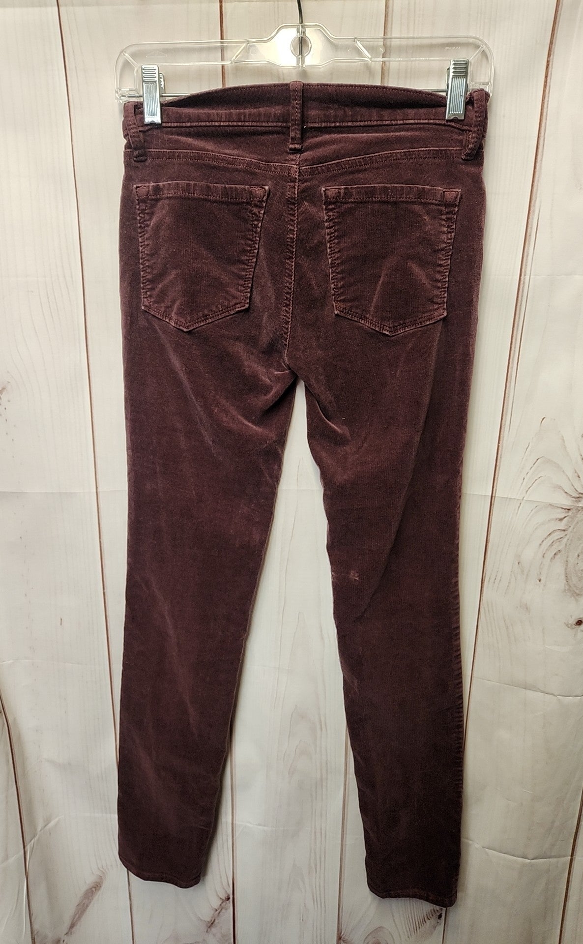Loft Women's Size 00 Purple Corduroy Pants Modern Skinny