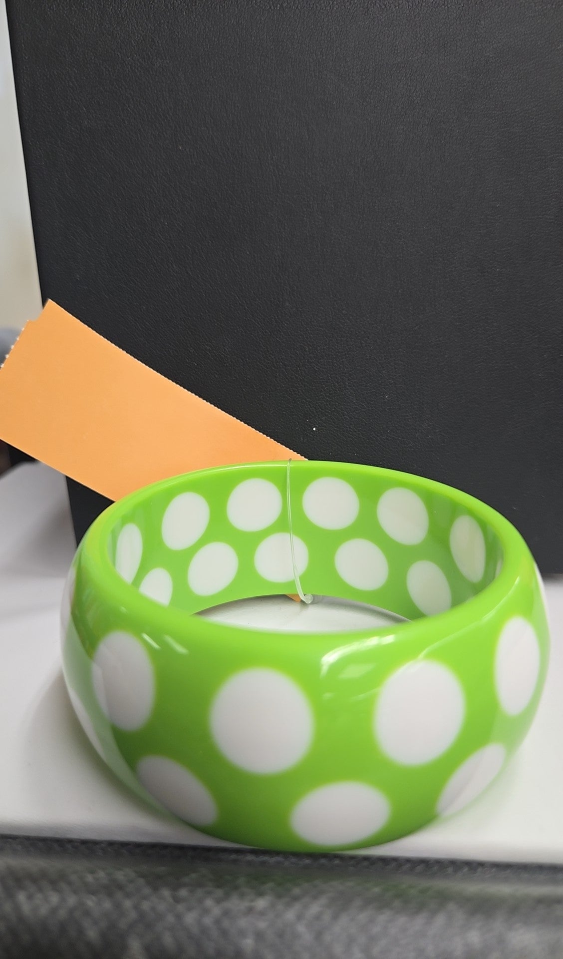 Green Polka Dot Bracelet