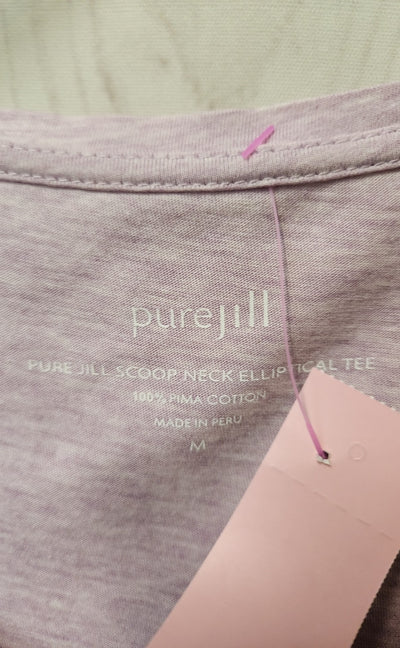 Pure Jill Women's Size M Purple Short Sleeve Top