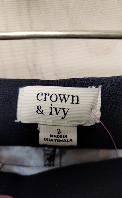 Crown & Ivy Women's Size 2 Navy Skorts